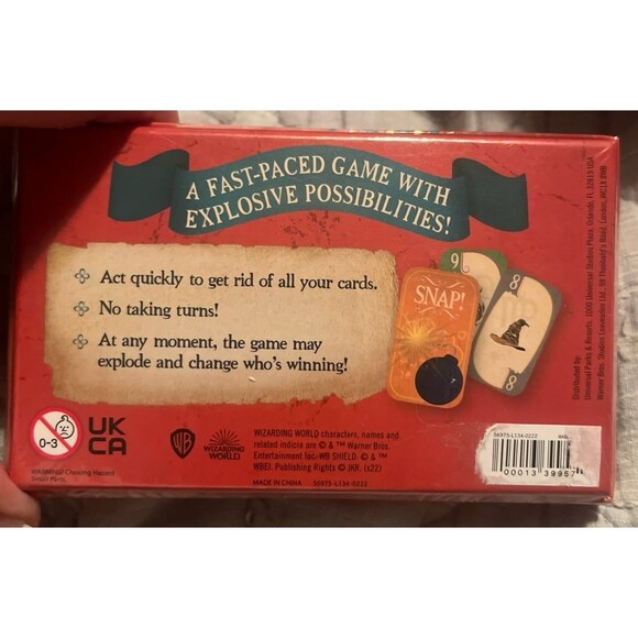 NEW Universal Studios Harry Potter Exploding Snap Card Game - Picture 3 of 3